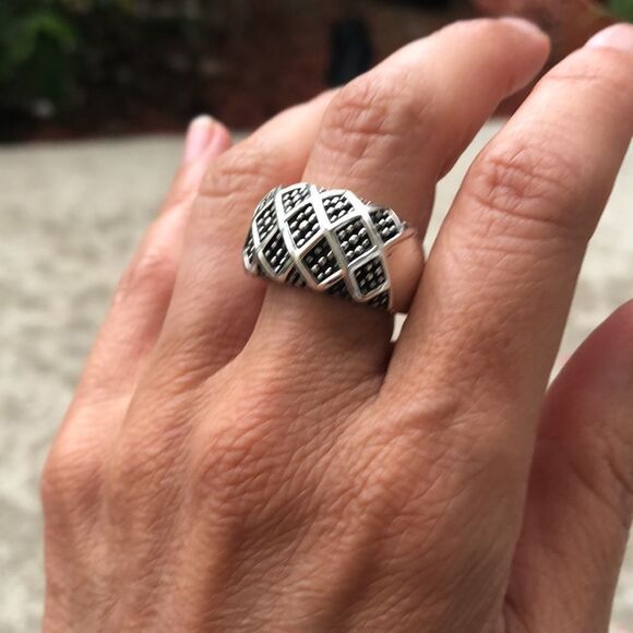Michael Dawkins sterling silver 925 ring 7 - Picture 2 of 10